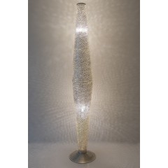 FLOOR LAMP FLSK BRASS SILVER PLATED 180 